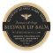 BLACK ON KRAFT Beeswax Lip Balm Label