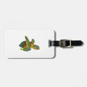 Black Opal SeaTurtle Luggage Tag
