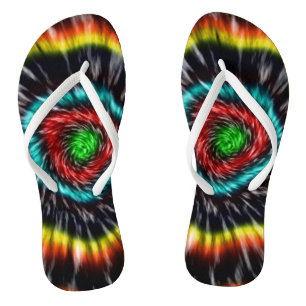 Black Opal Tie Dye, Flip Flops, Jandals