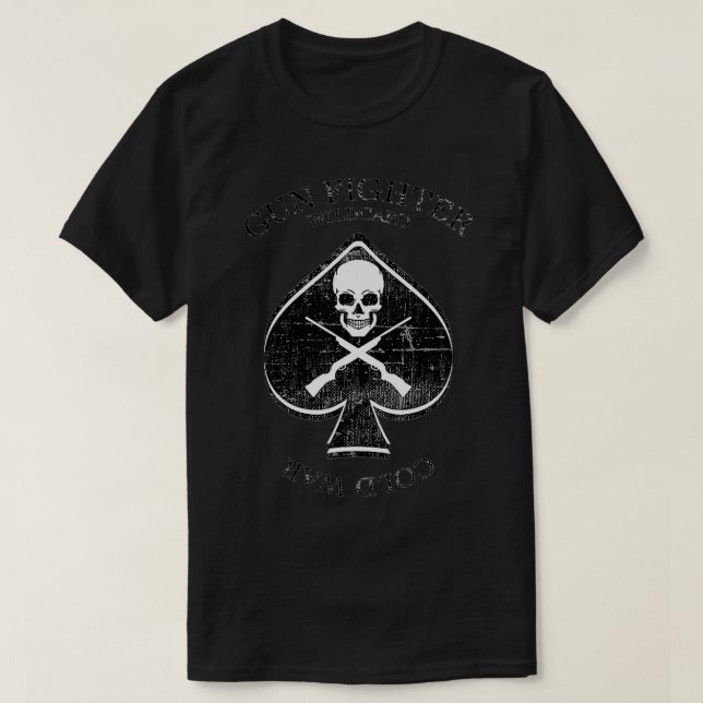Black Ops Cold War Gun Fighter Wildcard Perk Premi T-Shirt (Design Front)