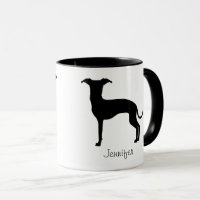 Black (Or Any Other Colour) Iggy Silhouette & Name