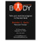 Black Orange and White Body Madness Fitness Flyers