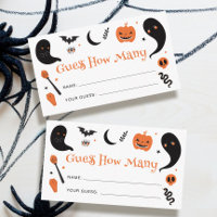 Black Orange Halloween Guess How Many