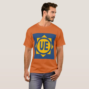 Black Orange Men's Basic T-Shirt Design UE