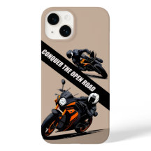 Black Orange Motorcycle For Riders And Bikers