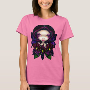 Black Orchid Fairy gothic flower Shirt