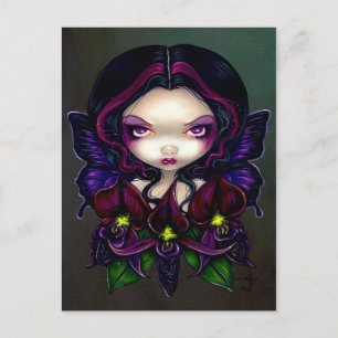 "Black Orchid Fairy" Postcard