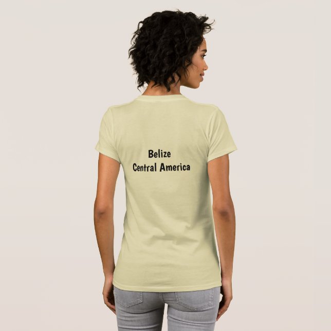 Black Orchid is a national symbol of Belize T-Shirt (Back Full)