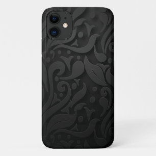black ornaments texture Case-Mate Barely There iPhone Case