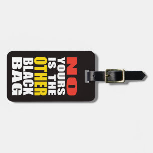 Black Other Black Bag Luggage Tag