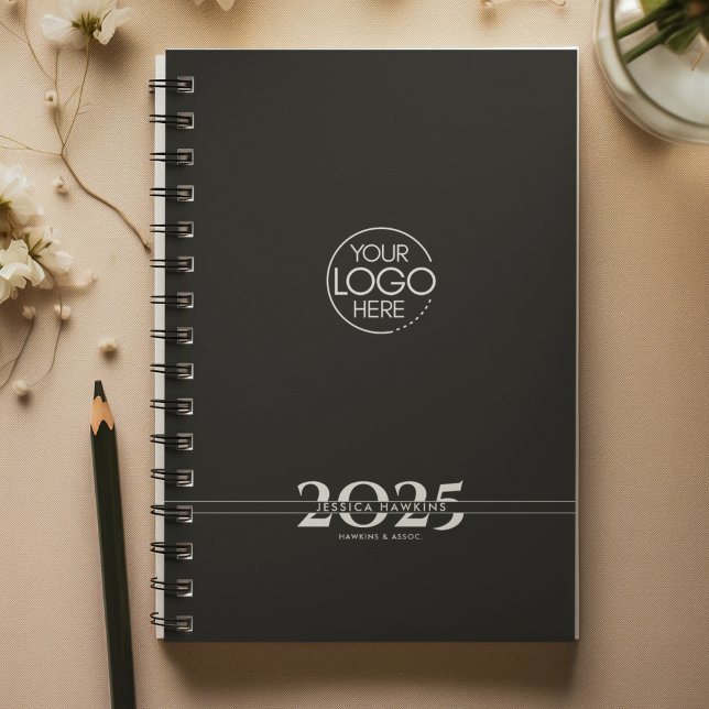 Black Overlapping Text Logo Weekly Planner (Creator Uploaded)