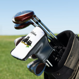 Black Owls Design Personalised Golf Head Cover