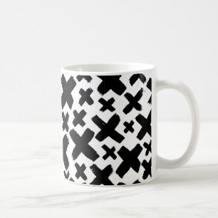 Black Paint Splash Pattern Coffee Mug