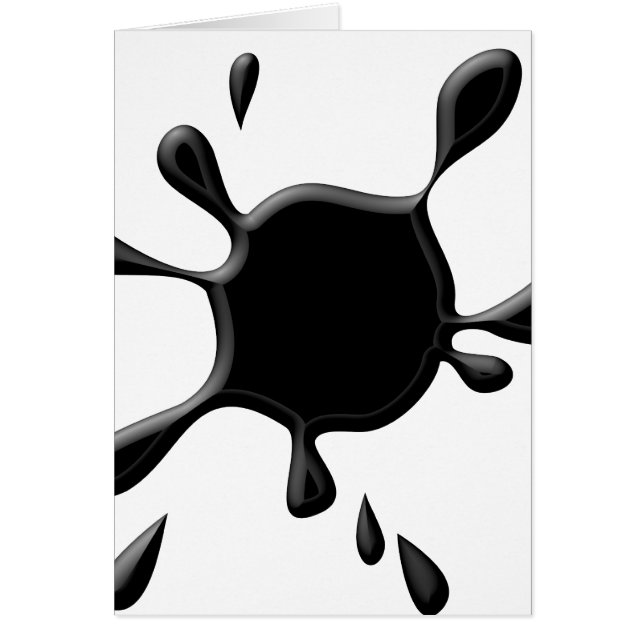 Black Paint Splodge (Front)