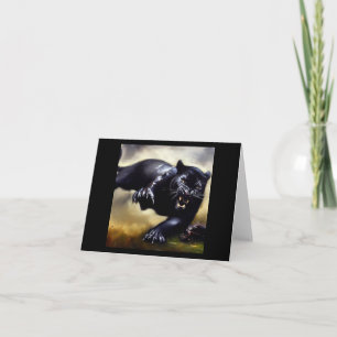 Black Panther (2) Wild Cat  Card