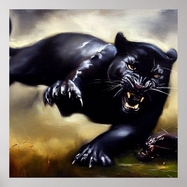 Black Panther (2) Wild Cat  Poster (Front)