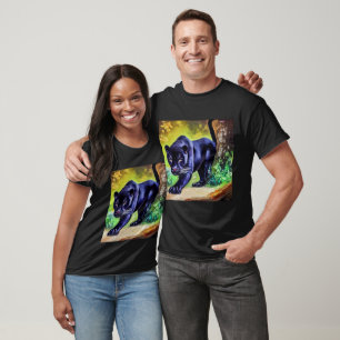 Black Panther (8) Wild Cat T-Shirt
