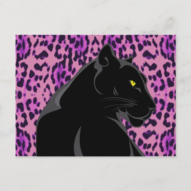 BLACK PANTHER ART POSTCARD (Front)