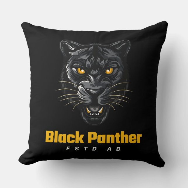 BLACK PANTHER ASTHATIC PILLOW CASE (Front)