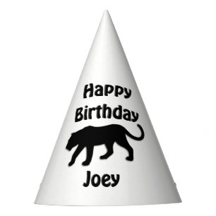 Black Panther Birthday Party Hat
