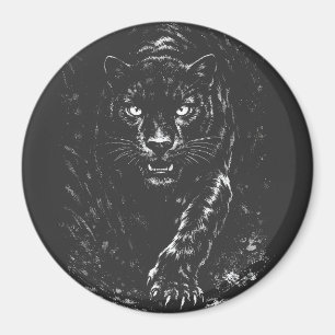 Black Panther — by BurnsInHell Magnet