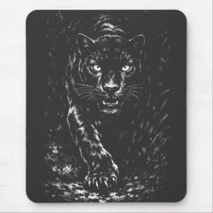 Black Panther — by BurnsInHell Mouse Pad