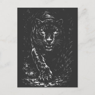 Black Panther — by BurnsInHell Postcard