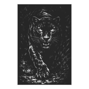 Black Panther — by BurnsInHell Poster