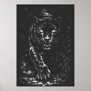 Black Panther — by BurnsInHell Poster