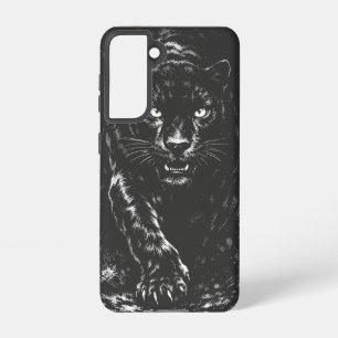 Black Panther — by BurnsInHell Samsung Galaxy Case