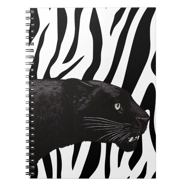 Black Panther by Toshi Yoshida Notebook (Front)