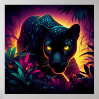 Black panther Cougar cat wildlife jungle animal