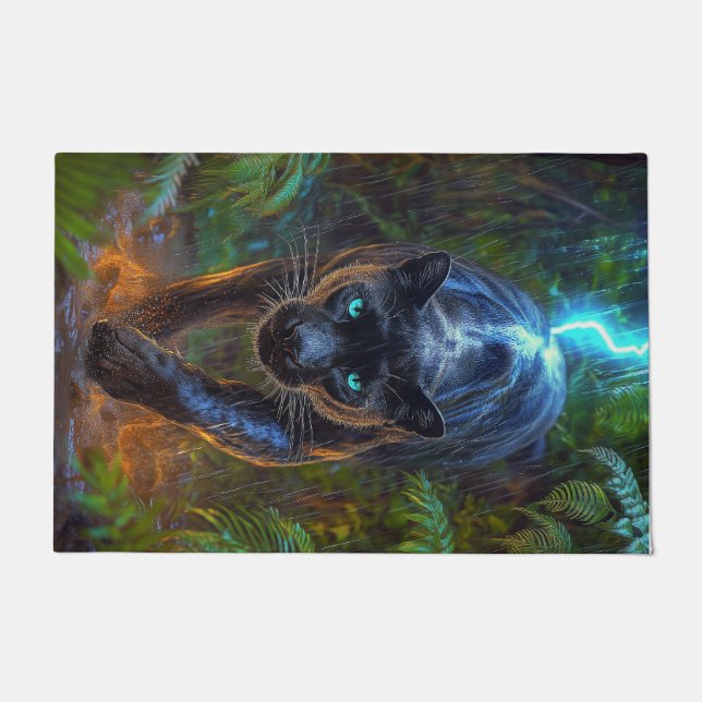 Black Panther Doormat (Front)