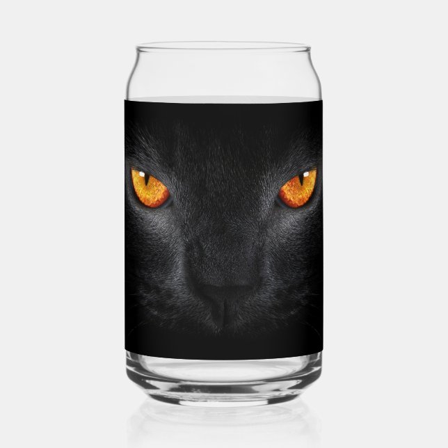 Black Panther eyes Can Glass (Front)