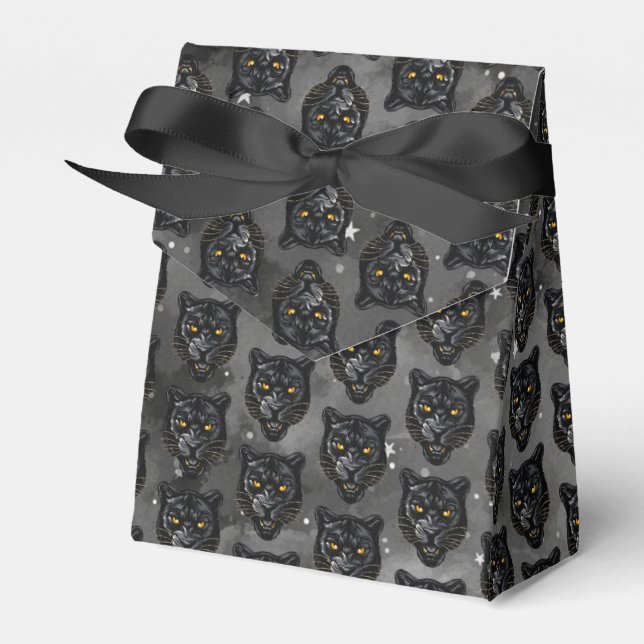 Black Panther Favour Box (Front Side)