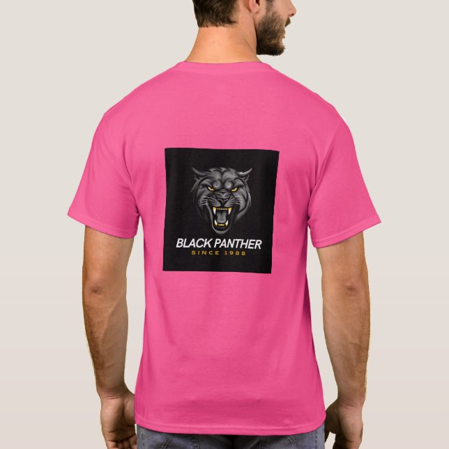 Black Panther Fierce Graphic T-Shirt (Back)