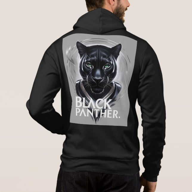 Black Panther Hoodie (Back)