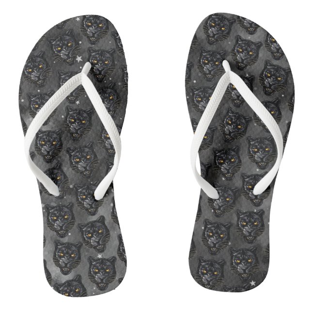 Black Panther Jandals (Footbed)