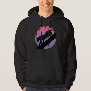 Black Panther Jungle Animal Men's Hoodie