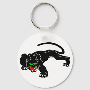 Black Panther - Large CAT Key Ring