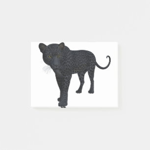 Black Panther Leopard Jaguar Cat Big Wildlife Post-it Notes