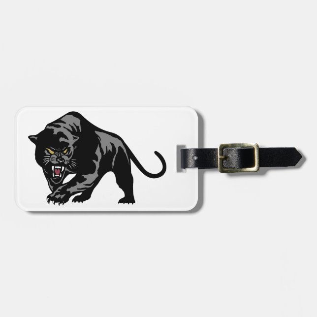 Black Panther Luggage Tag (Front Horizontal)