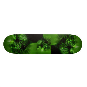 Black Panther on Green Skateboard