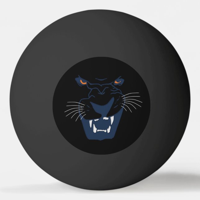 Black Panther Ping Pong Ball (Front)