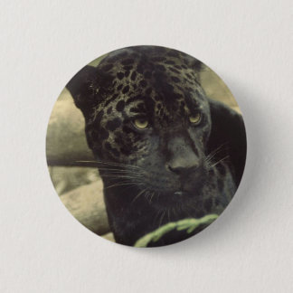 Black Panther Round Button