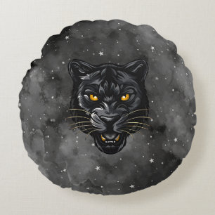 Black Panther Round Cushion