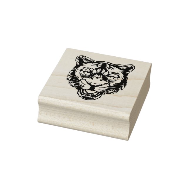 Black Panther Rubber Stamp (Stamp)
