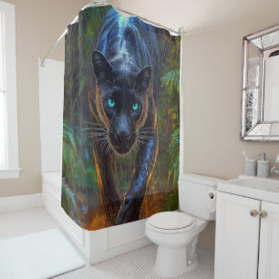 Black Panther Shower Curtain