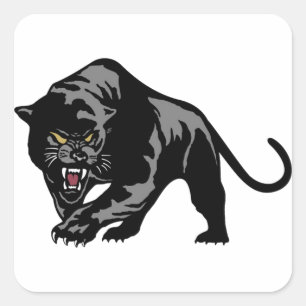 Black Panther Square Sticker