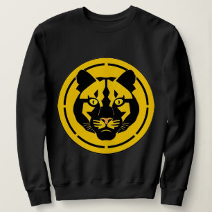 Black Panther with Intricate Artistic Details Sweatshirt